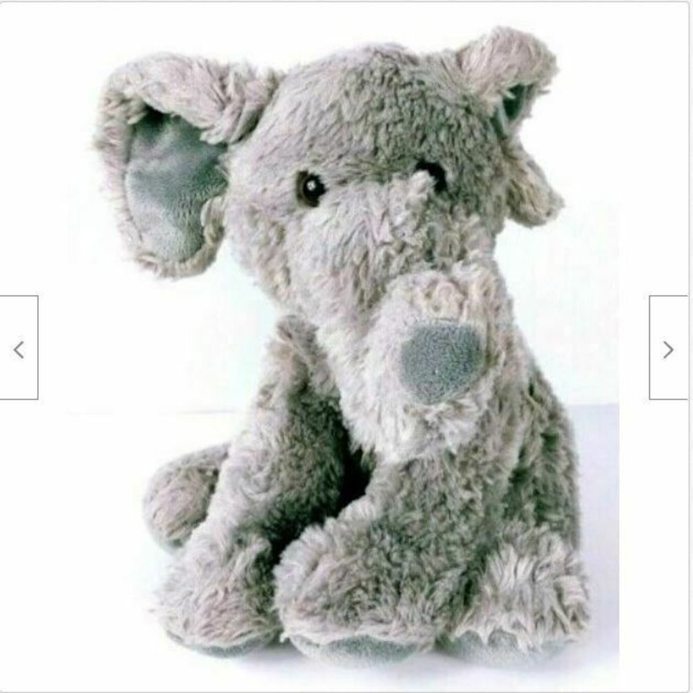 Aurora Gray Elephant Plush Stuffed Animal 11.5 Inch